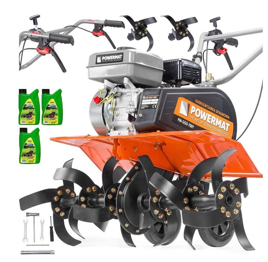 Rotavátor Powermat 85 cm 5149 W 7 HP
